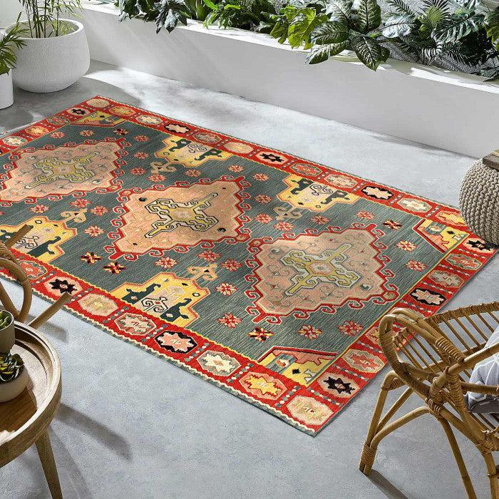 Canvello Fine Hand Knotted Flat weave Kilim 5'9'' X 8'5''-3