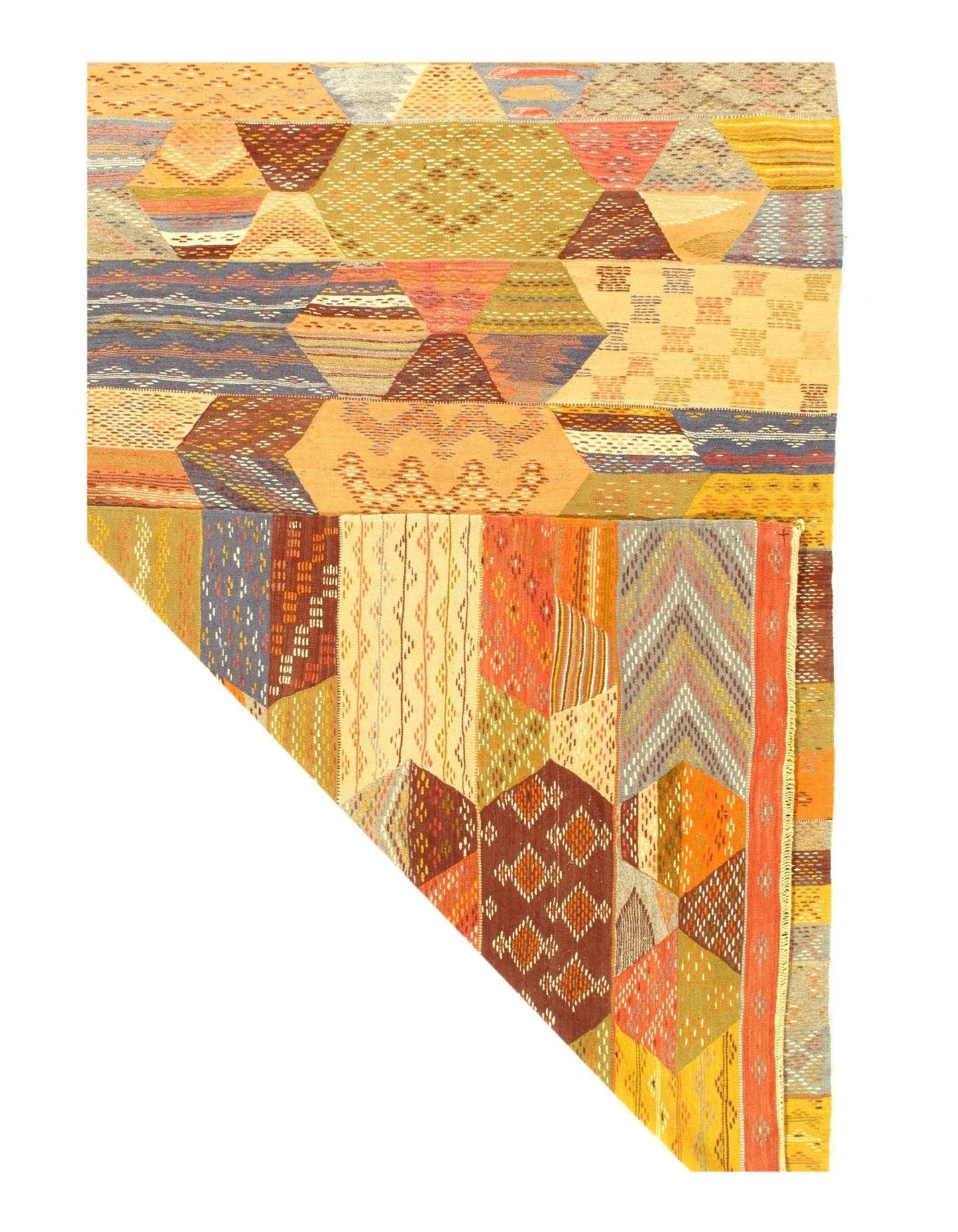 Canvello Fine Hand Knotted Flat Weave Moroccan 5' X 8'1''-1
