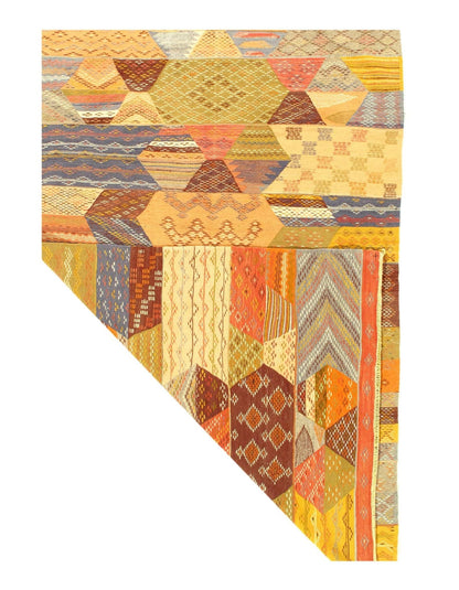 Canvello Fine Hand Knotted Flat Weave Moroccan 5' X 8'1''-1