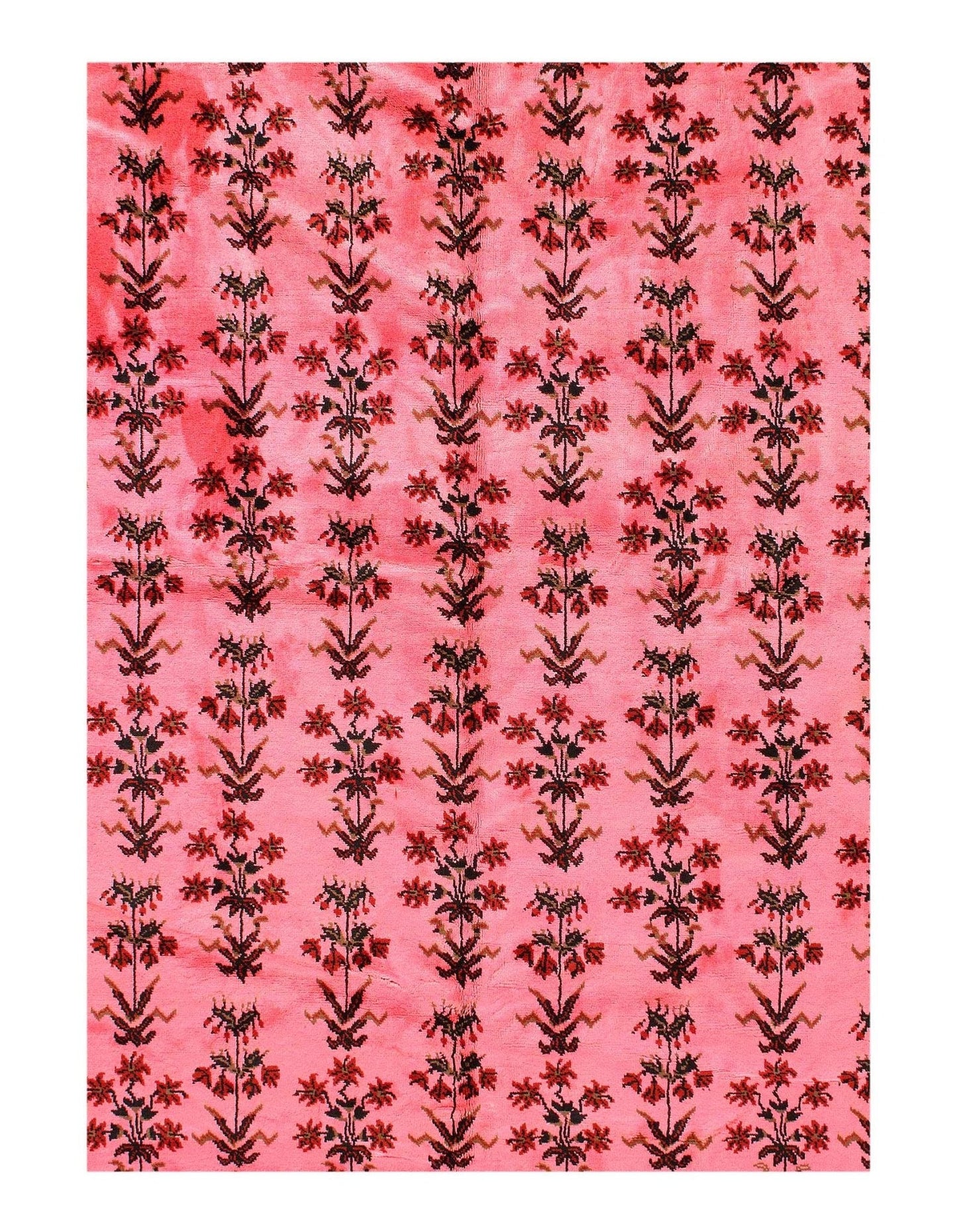 Canvello Fine Hand Knotted Overdyed Turkish rug 8' X 9'11''-2