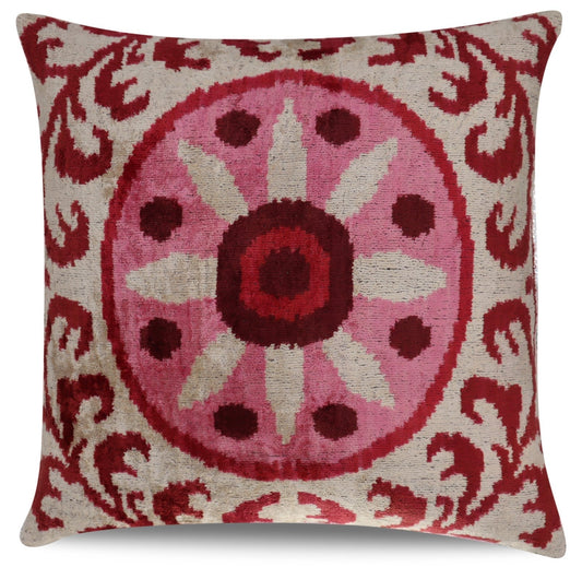Canvello Handmade Decorative Throw Pillow with Down Filled Cushion Insert-0