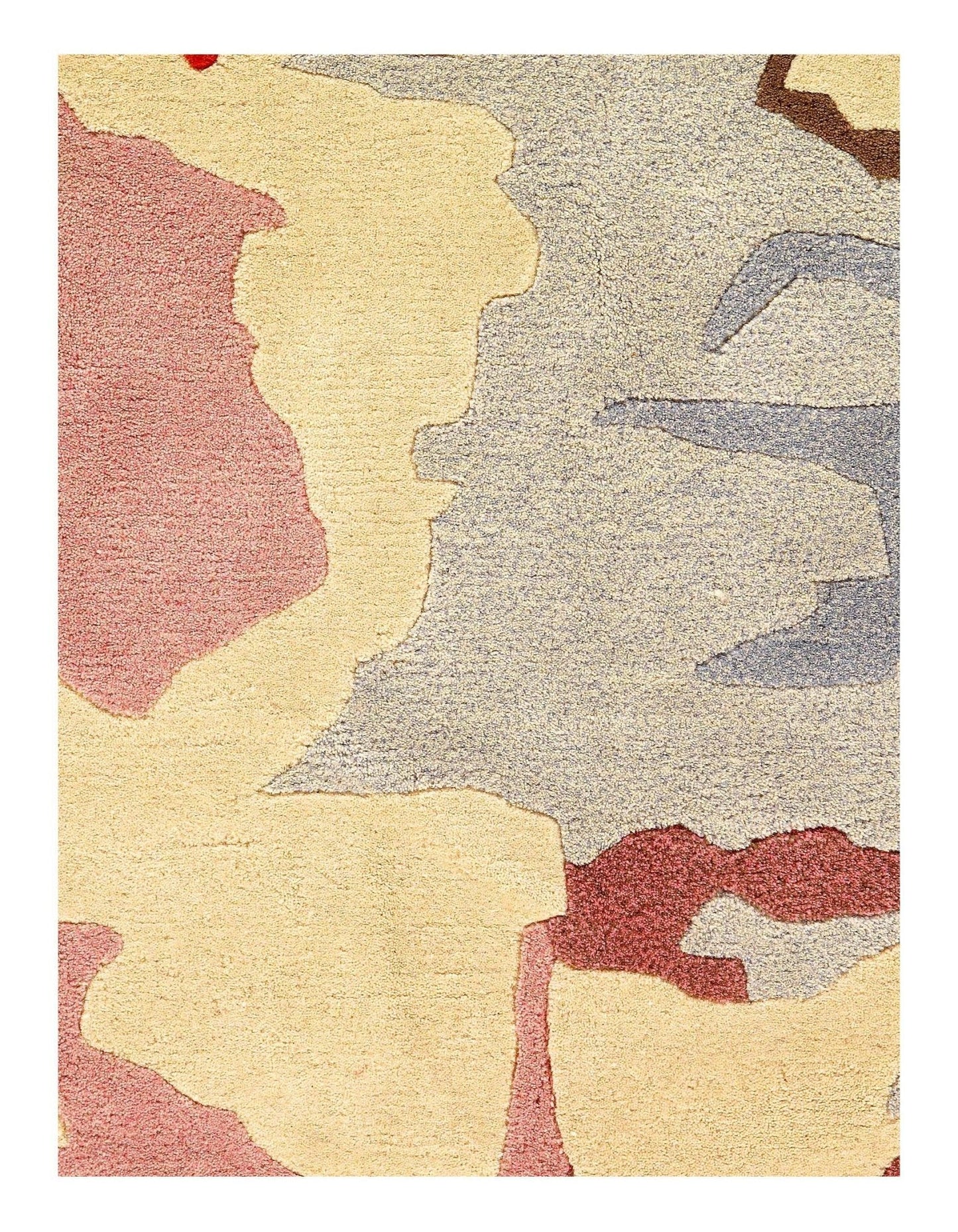 Canvello inkblot style Handtufted multicolor Rug - 6'8'' X 9'11''-1