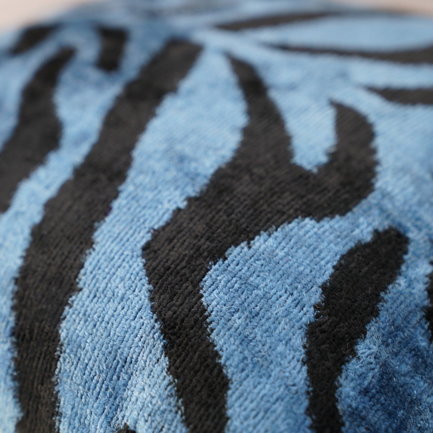 Canvello Luxury Blue Tiger Print Pillow for Couch - 16x16 inch-4