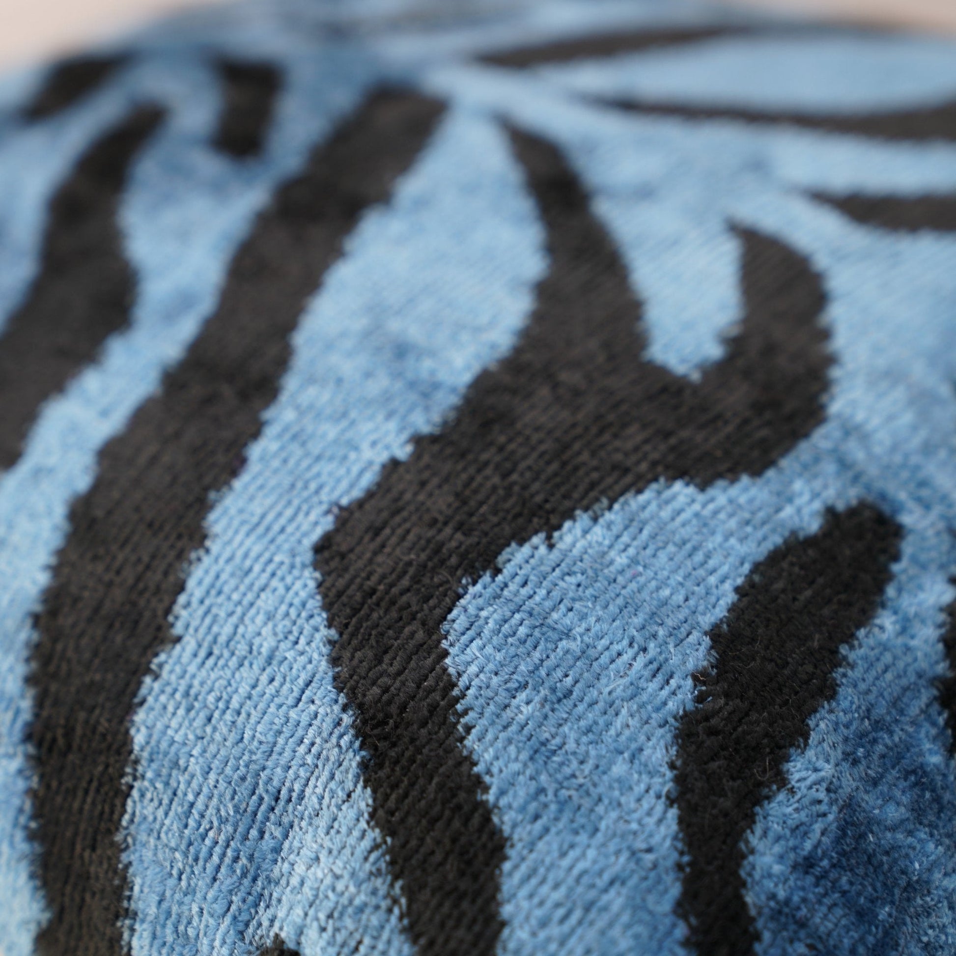 Canvello Luxury Blue Tiger Print Pillow for Couch - 16x16 inch-4