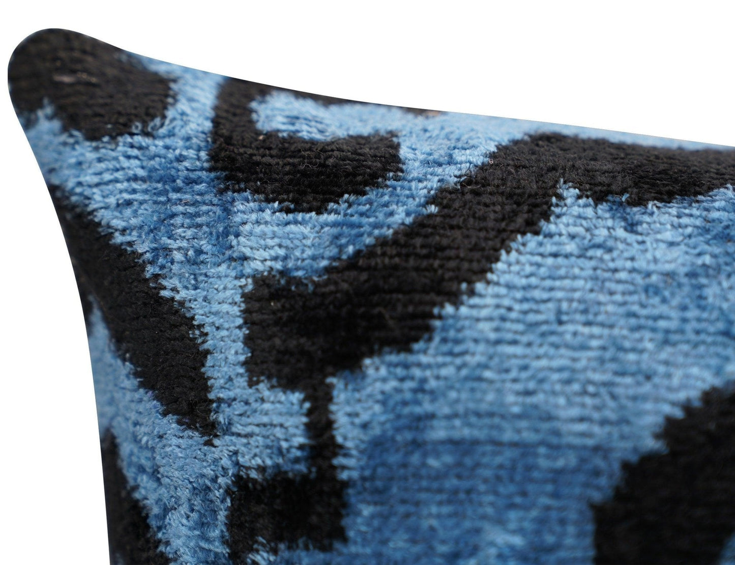 Canvello Luxury Blue Tiger Print Pillow for Couch - 16x16 inch-3