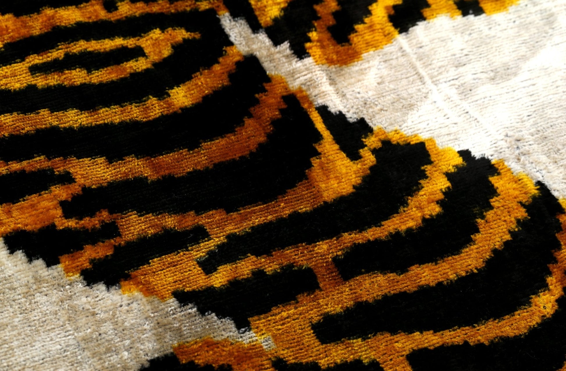 Canvello Luxury Velvet Lumbar Pillow,Tiger Design in Golden, Black, High-Quality 16x24 in Decorative Accent for Sofas, Couches, and Interior Design-2