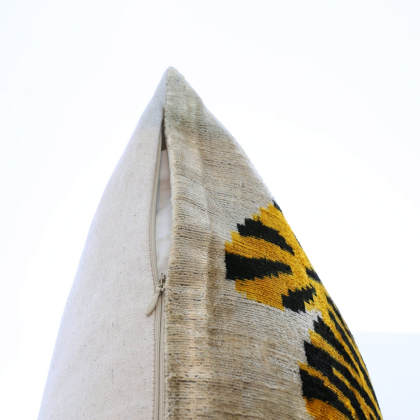 Canvello Luxury Velvet Lumbar Pillow,Tiger Design in Golden, Black, High-Quality 16x24 in Decorative Accent for Sofas, Couches, and Interior Design-4