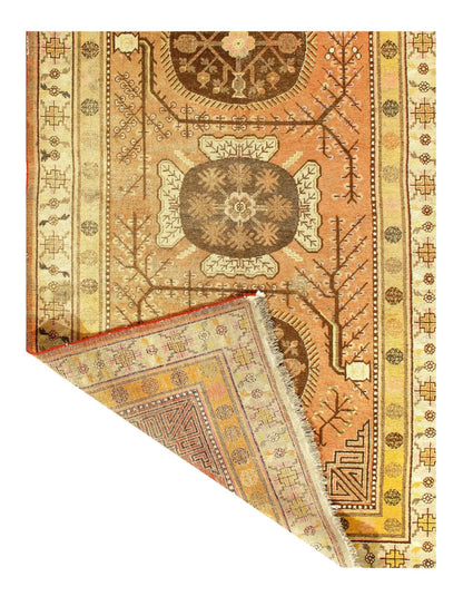 Canvello Rust Antique Khotan 5'6'' X 10'5''-1