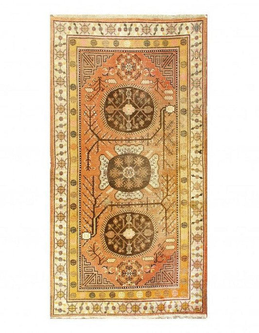 Canvello Rust Antique Khotan 5'6'' X 10'5''-0