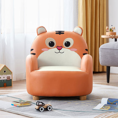 Cartoon Animal Friends Kids Sofa Arm Chair-5