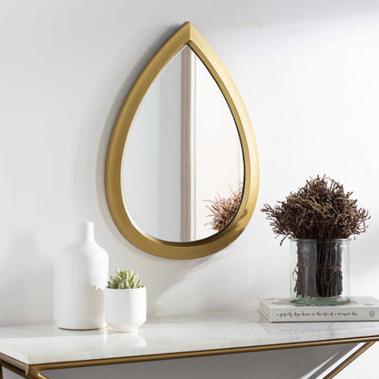 Caticlan Gold Framed Round Mirror-2