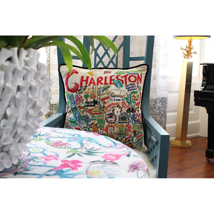 Charleston Hand-Embroidered Pillow-3