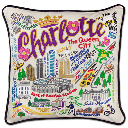 Charlotte Hand-Embroidered Pillow-0