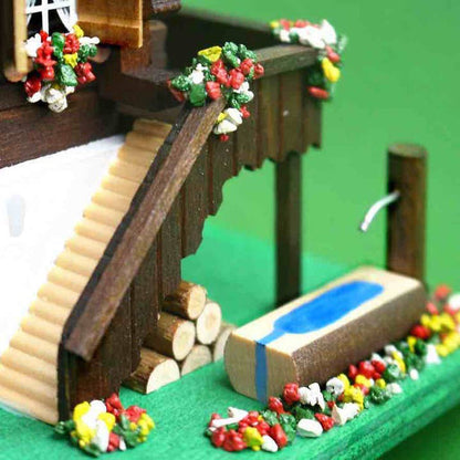Classic Brienz Chalet in Amber Cuckoo Clock-3