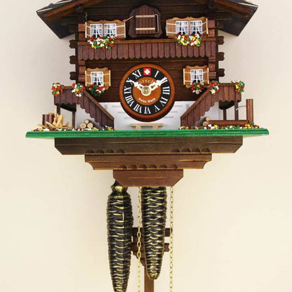Classic Brienz Chalet in Amber Cuckoo Clock-1