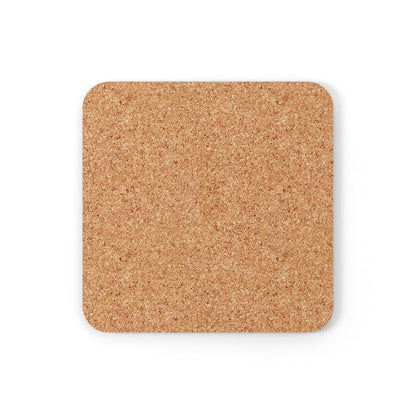 Coaster Set of 4 for Drinks Navy Blue and Beige Spotted Illustration-2