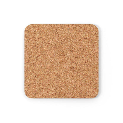 Corkwood Coaster 4 Piece Set - Brown Musical Note Style Coasters-2
