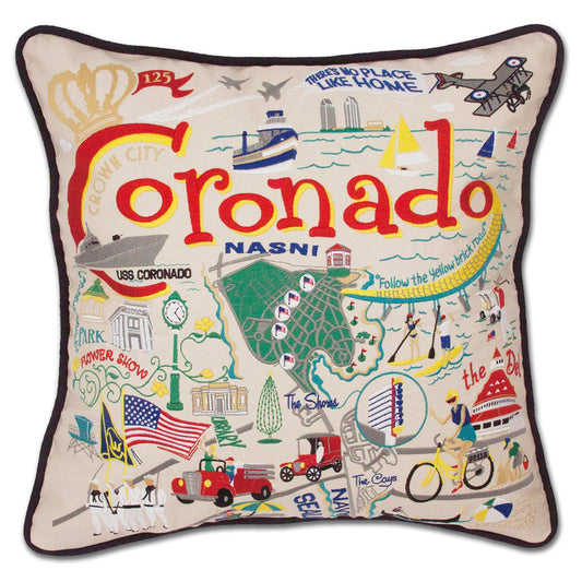 Coronado Embroidered Pillow-0