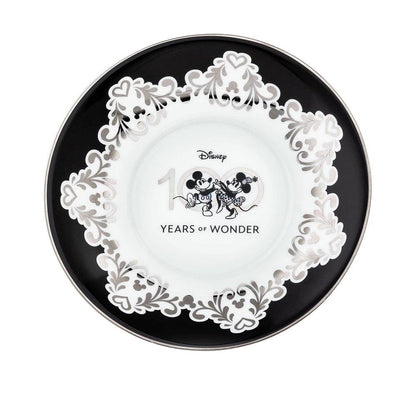 Limited Edition Disney 100 Mickey Cup & Saucer w/ Platinum Details-2