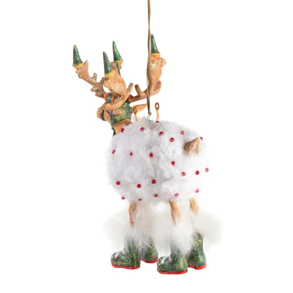 Dash Away Blitzen Reindeer Ornament by Patience Brewster-1