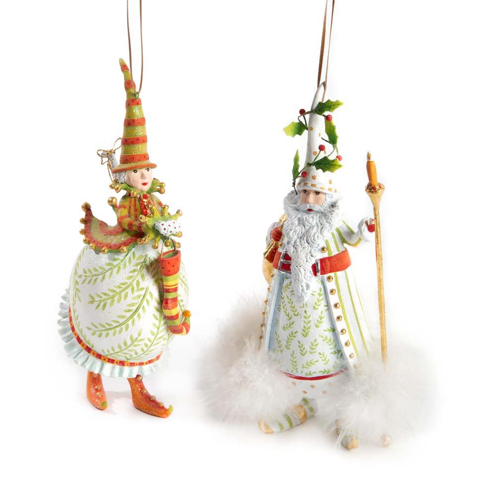 Dash Away Candlelight Santa Ornament by Patience Brewster-2