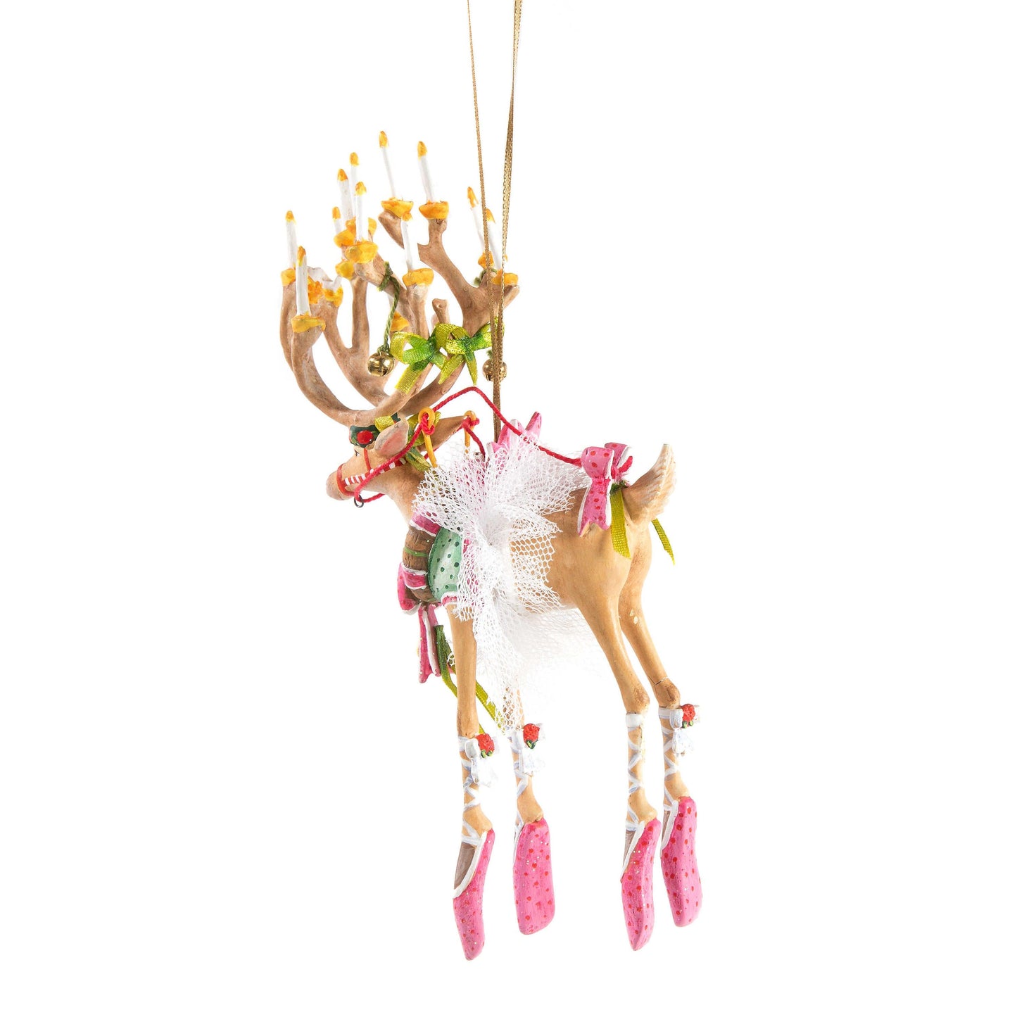 Dash Away Dancer Reindeer Ornament by Patience Brewster-1