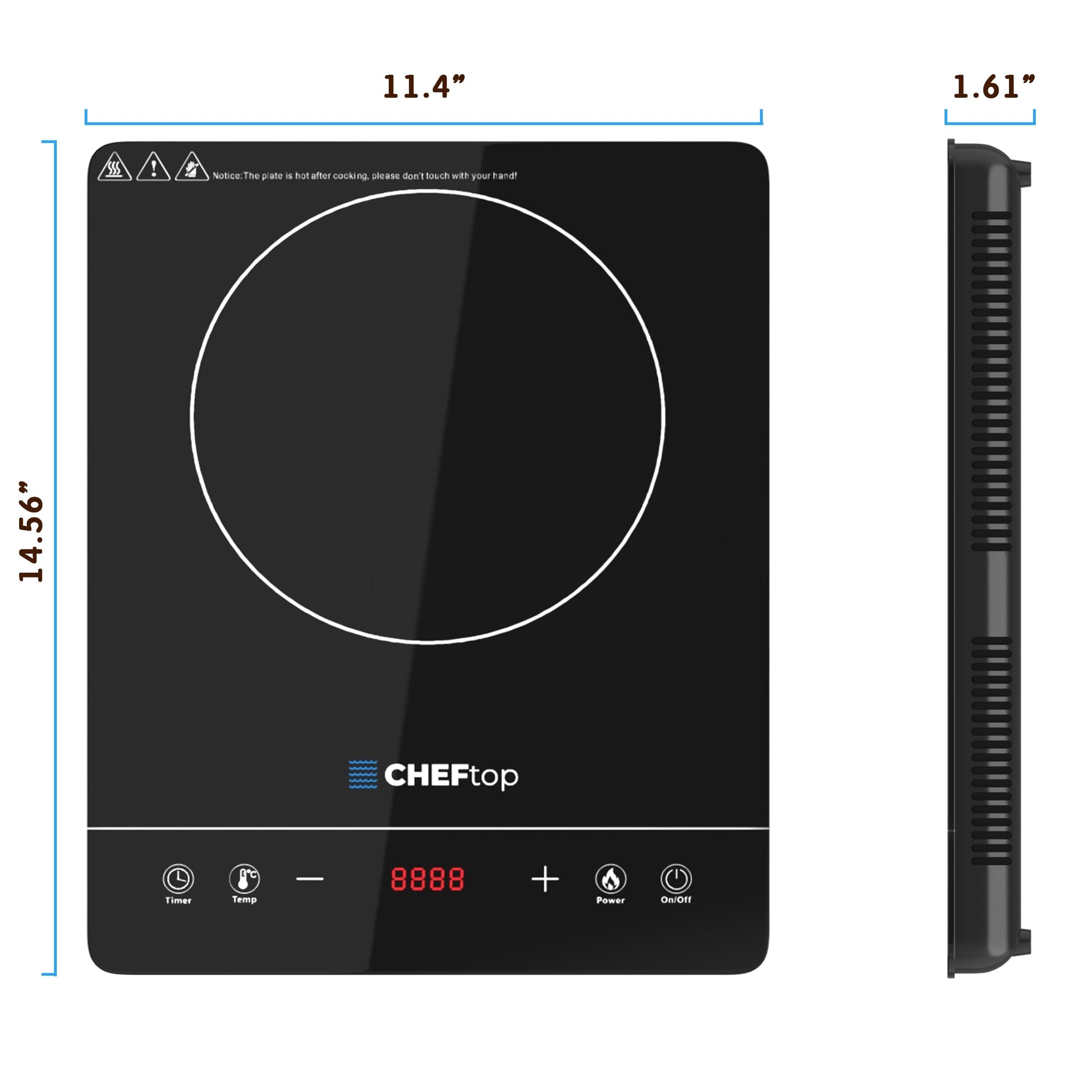 CHEFTop - Single Burner Induction Cooktop-3