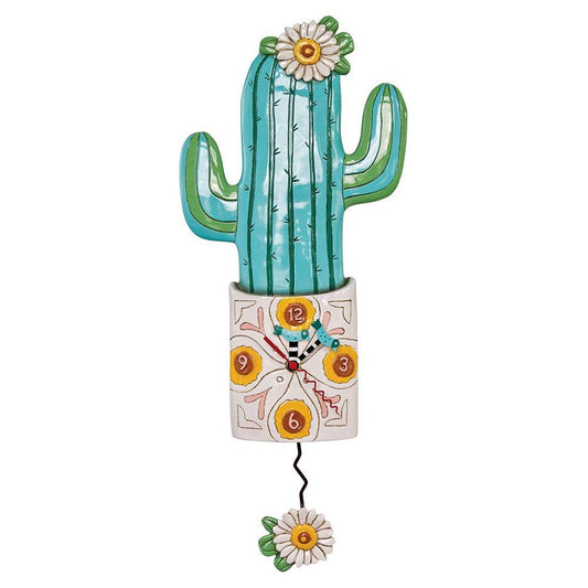 Desert Bloom Wall Clock by Allen Designs-0
