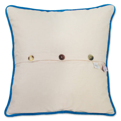 Emerald Coast Hand-Embroidered Pillow-1