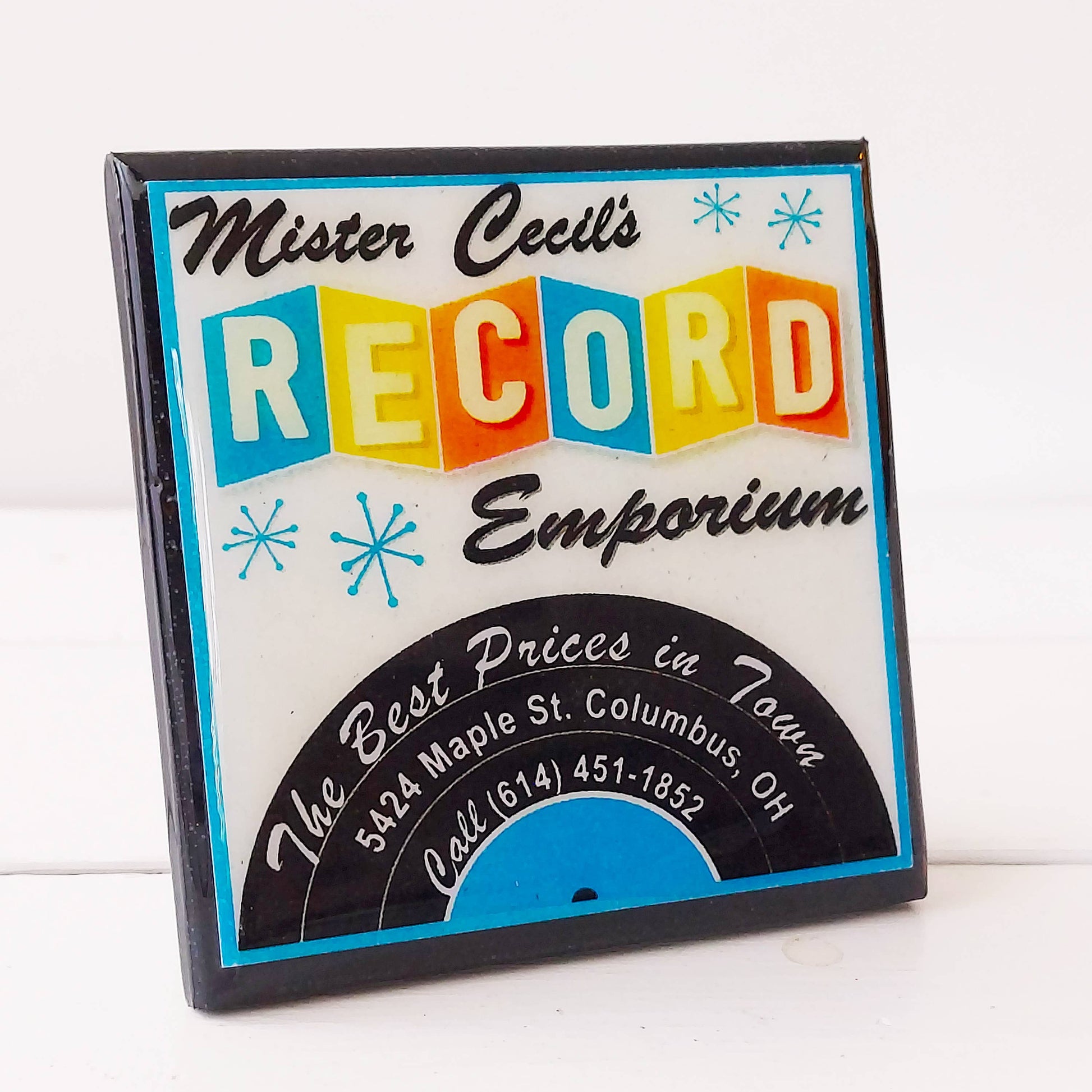 Classic Record Shop Drink Coaster Set-1