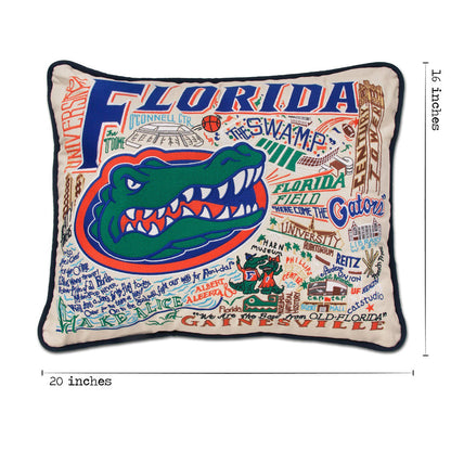 Florida, University of Collegiate Hand-Embroidered Pillow-4