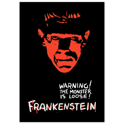 Frankenstein - 30s Sci-Fi Horror Movie Poster-5