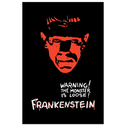 Frankenstein - 30s Sci-Fi Horror Movie Poster-15
