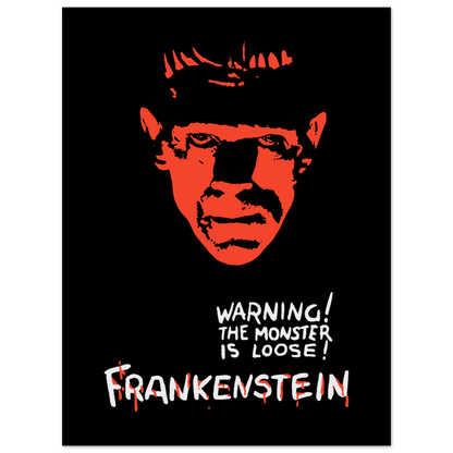 Frankenstein - 30s Sci-Fi Horror Movie Poster-12