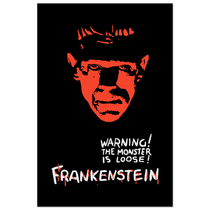 Frankenstein - 30s Sci-Fi Horror Movie Poster-9