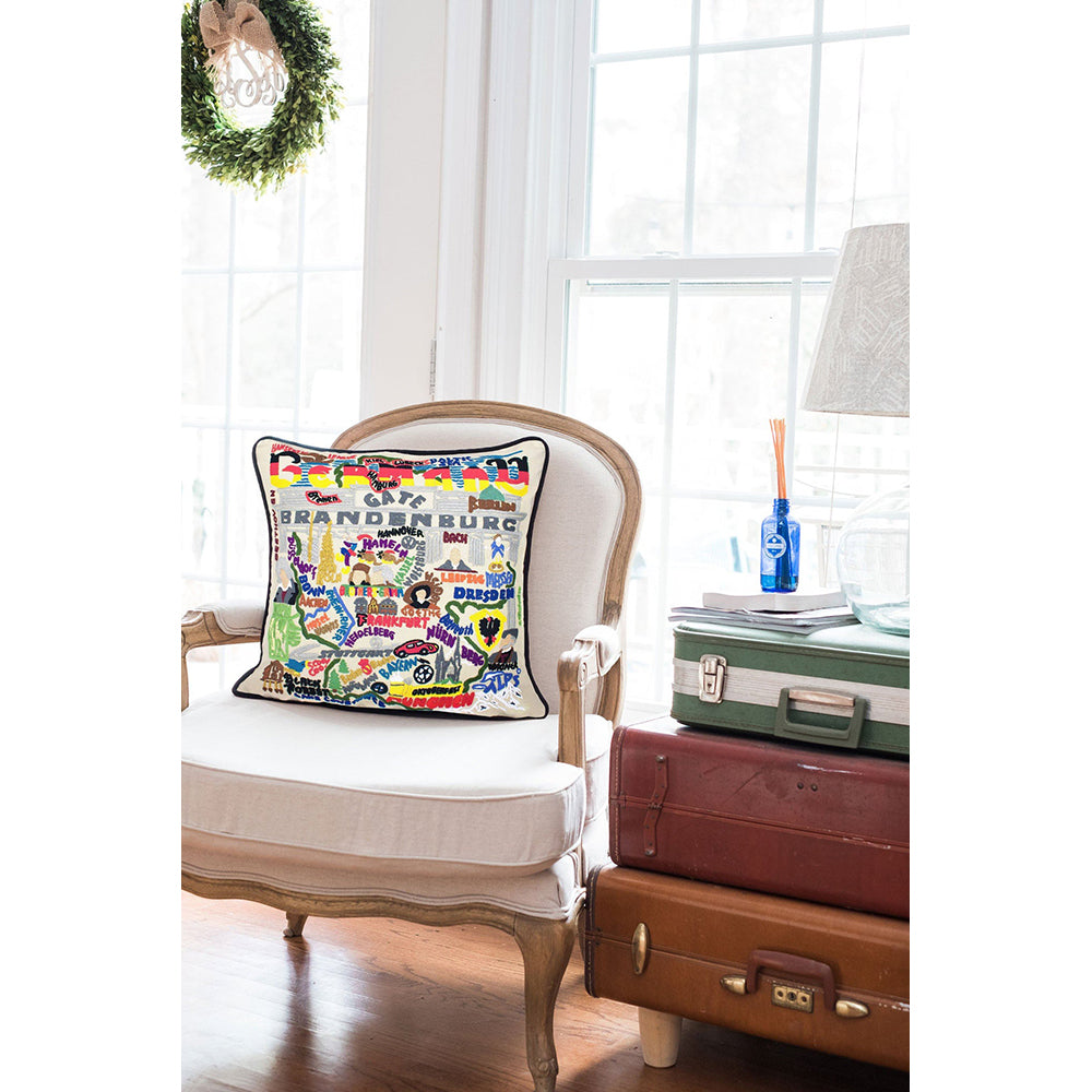 Germany Hand-Embroidered Pillow-3