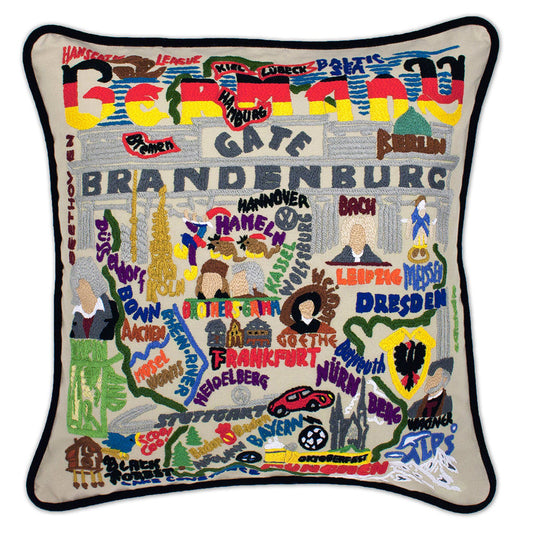 Germany Hand-Embroidered Pillow-0