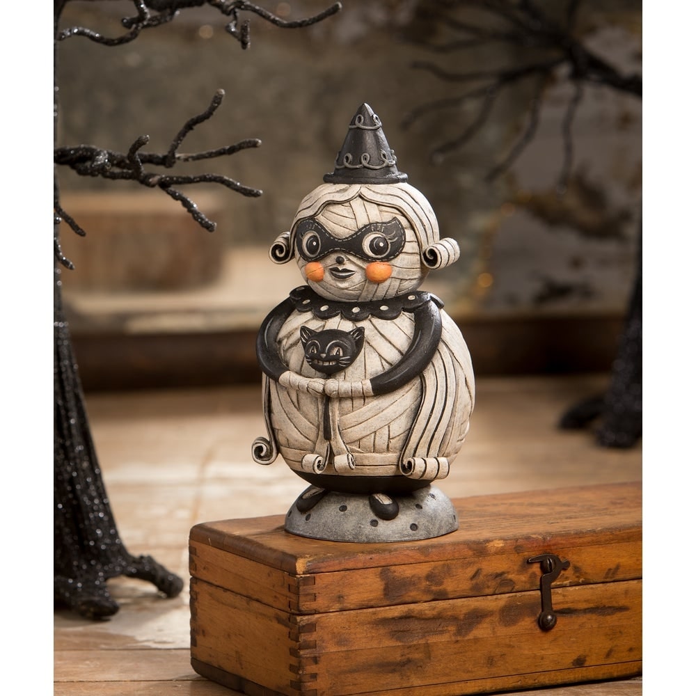Grinning Mumma Mia Spooks Jar by Johanna Parker Bethany Lowe-3
