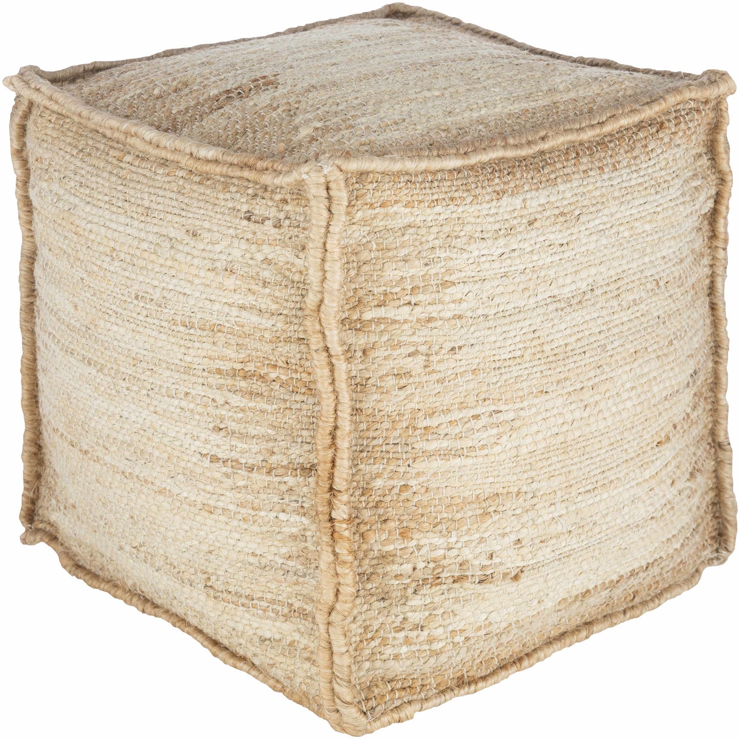 Hamar Jute Cubic Pouf-1