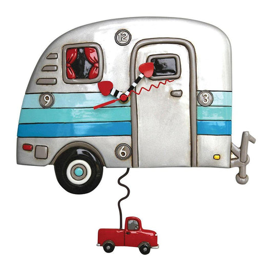 Happy Campers Wall Clock by Allen Designs-0