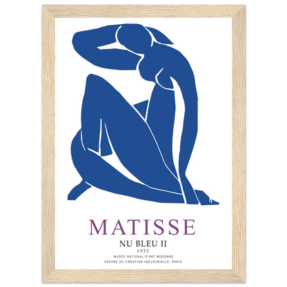 Henri Matisse Nu Bleu II (Blue Nude II) 1952 Artwork Poster-6
