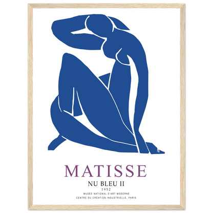 Henri Matisse Nu Bleu II (Blue Nude II) 1952 Artwork Poster-3