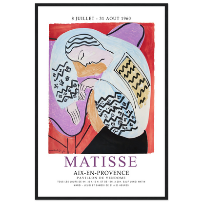 Henri Matisse The Dream - Aix-En-Provence Exhibition Poster-18