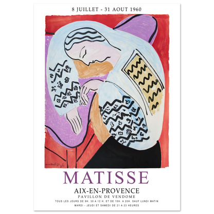 Henri Matisse The Dream - Aix-En-Provence Exhibition Poster-3