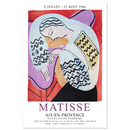 Henri Matisse The Dream - Aix-En-Provence Exhibition Poster-5