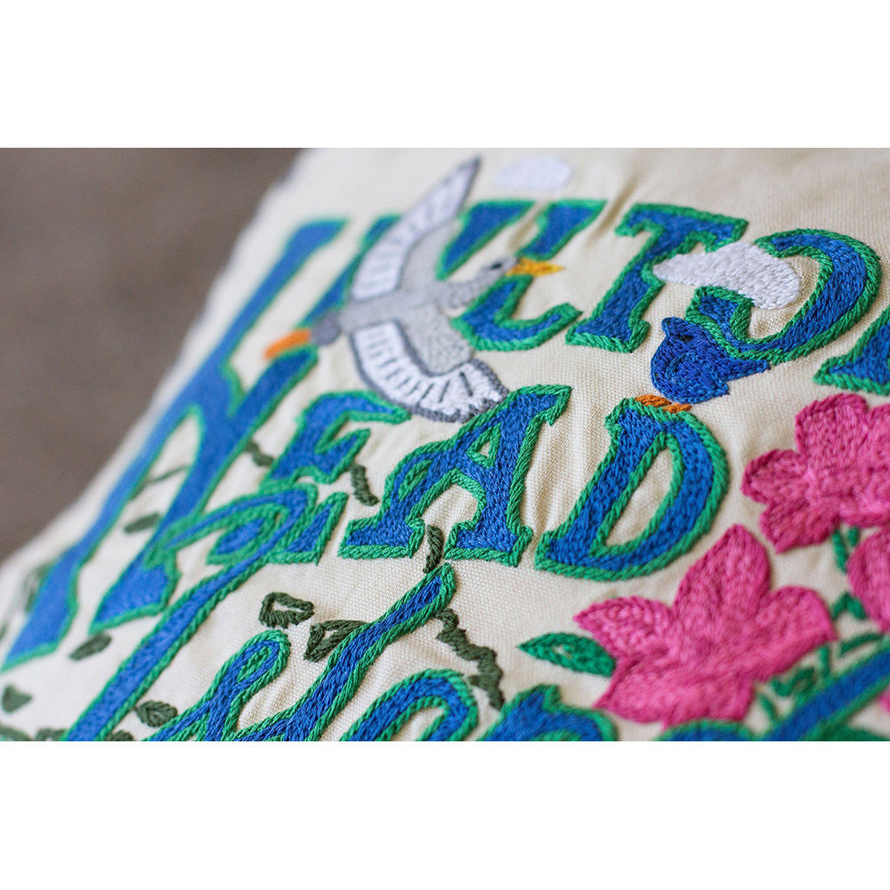 Hilton Head Hand-Embroidered Pillow-2