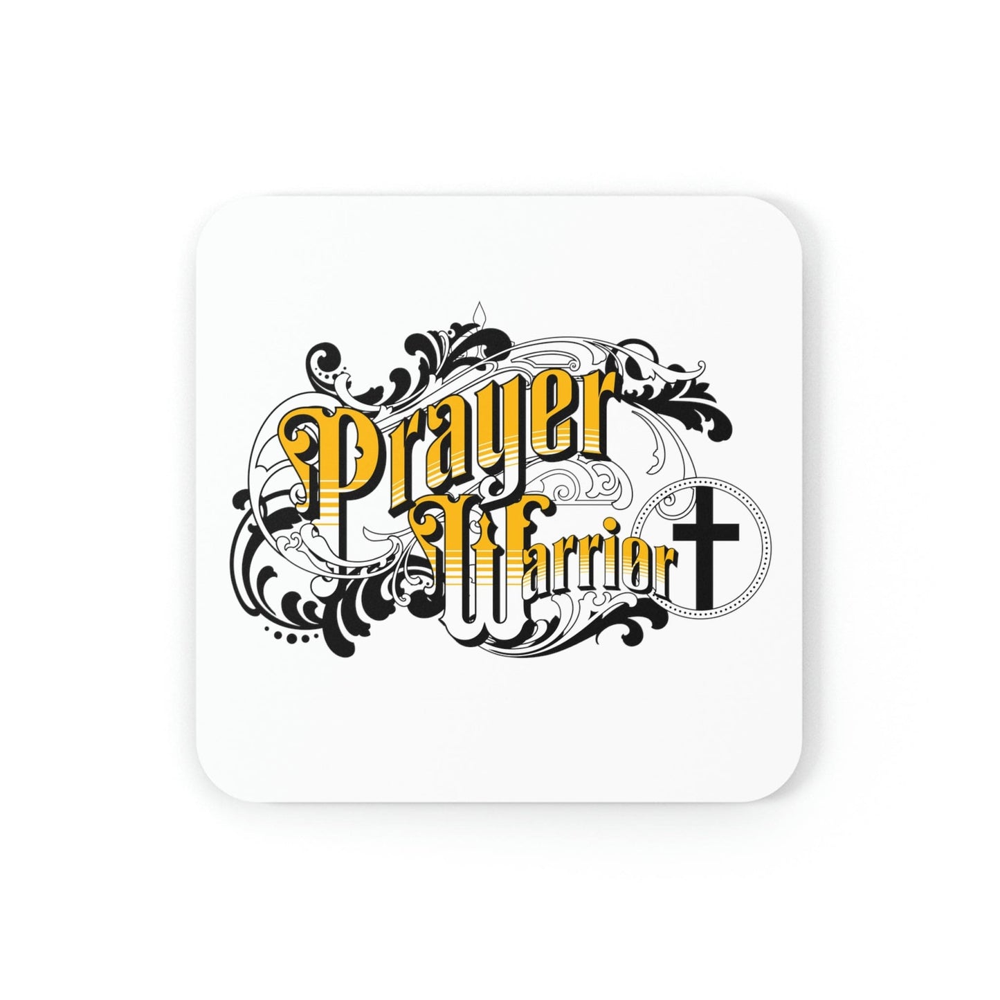 Home Decor - Coaster Set - 4 Piece Home/office - Prayer Warrior Christian Inspiration - S6-1