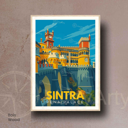 Affiche Sintra – Palais de Pena | Affiche Portugal Vintage & Art de Voyage-6