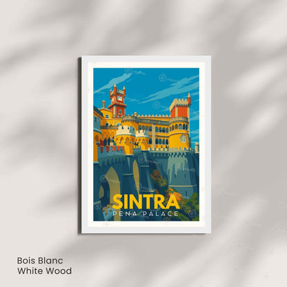Affiche Sintra – Palais de Pena | Affiche Portugal Vintage & Art de Voyage-4