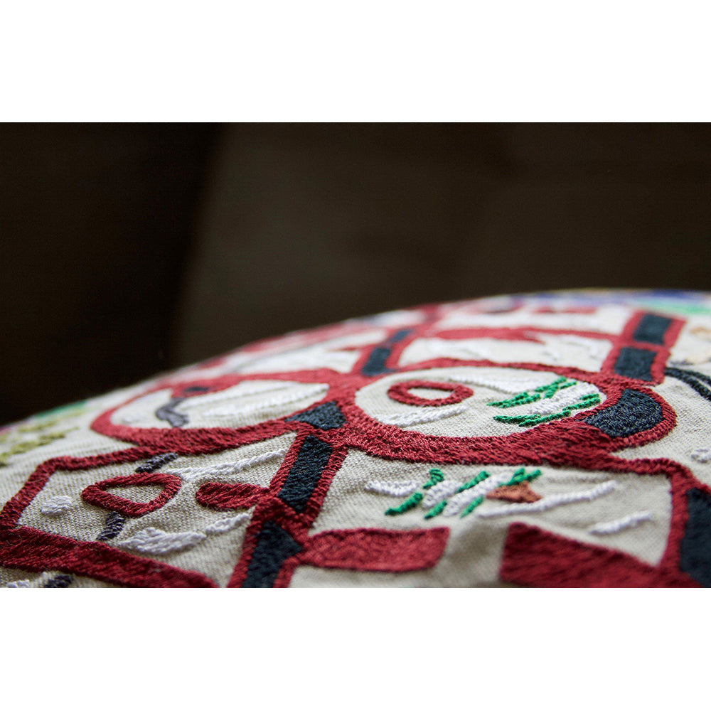 Jackson Hole Hand-Embroidered Pillow-3